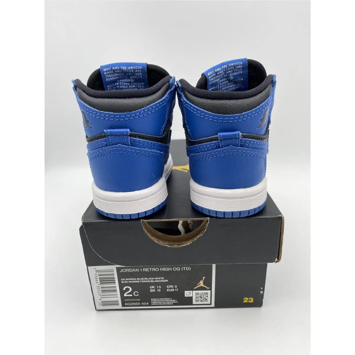 Nike shoes - Nike Air Jordan 1 - Air - AQ2665 404 - Blue (UPC: 195866305236) 3