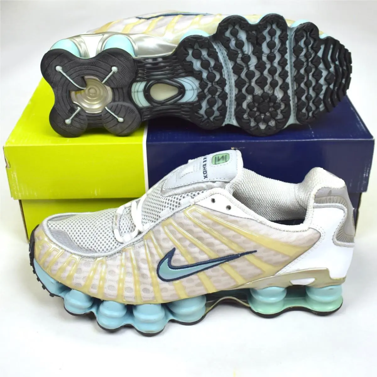 Nike shoes - Nike Shox TL - Shox - 305393-141 - White 0