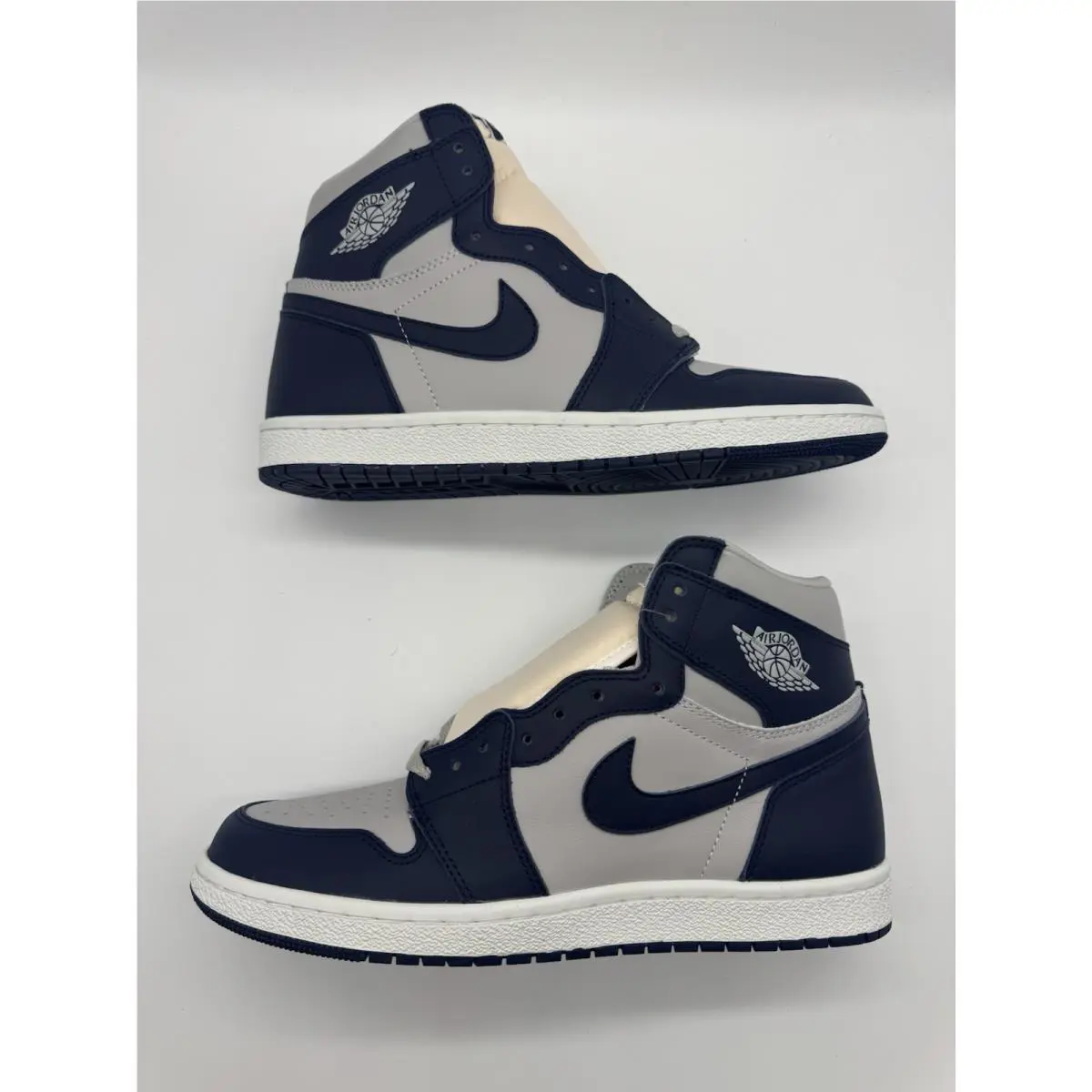 Nike shoes - Air Jordan 1 - Air - BQ4422-400 - Blue, Manufacturer: College Navy/Summit White/Tech Grey (UPC: 0195866137608) 0