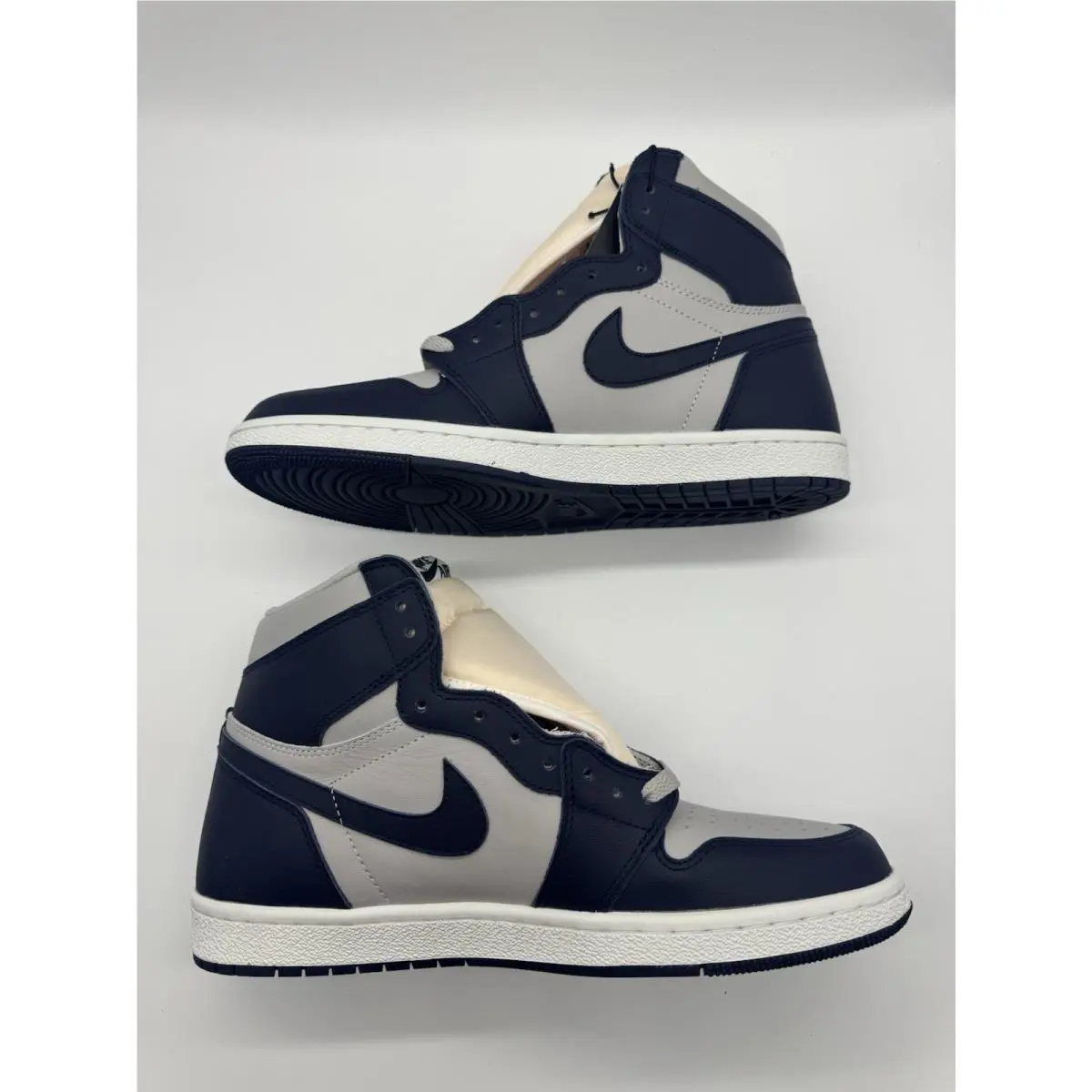 Nike shoes - Air Jordan 1 - Air - BQ4422-400 - Blue, Manufacturer: College Navy/Summit White/Tech Grey (UPC: 0195866137608) 1