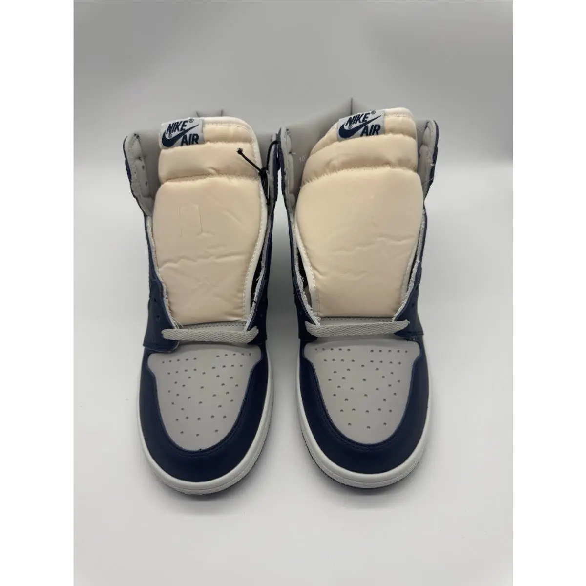 Nike shoes - Air Jordan 1 - Air - BQ4422-400 - Blue, Manufacturer: College Navy/Summit White/Tech Grey (UPC: 0195866137608) 2