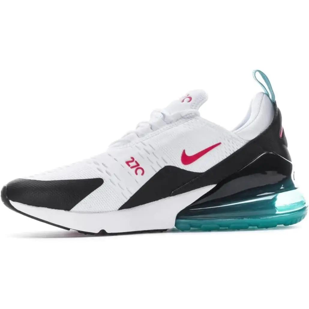 Men`s Nike Air Max 270 T White/rush Pink-washed Teal DR9876 100 - 11.5