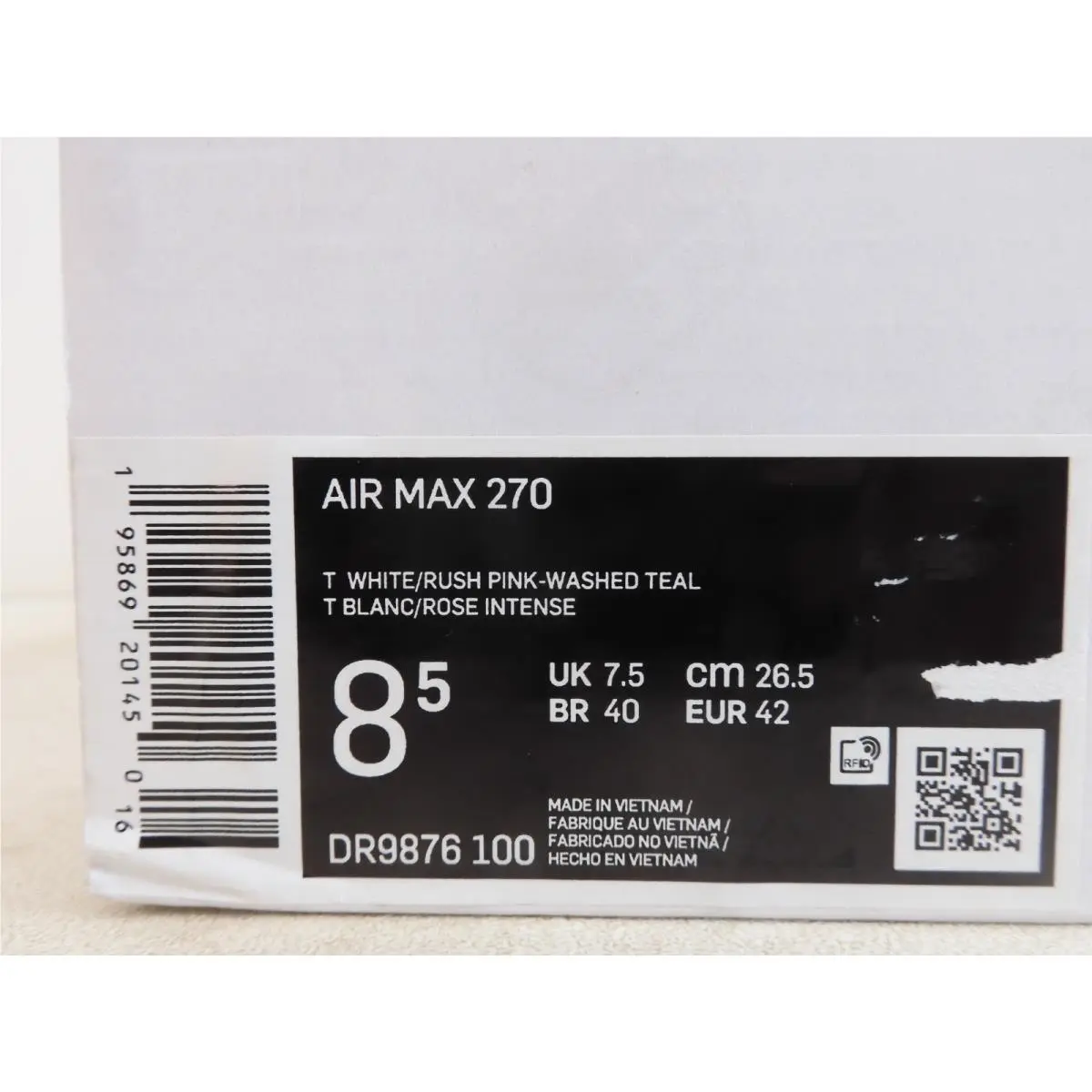 Nike shoes - Nike Air Max 270 - Air Max - DR9876-100 - White (UPC: 195869201450) 7