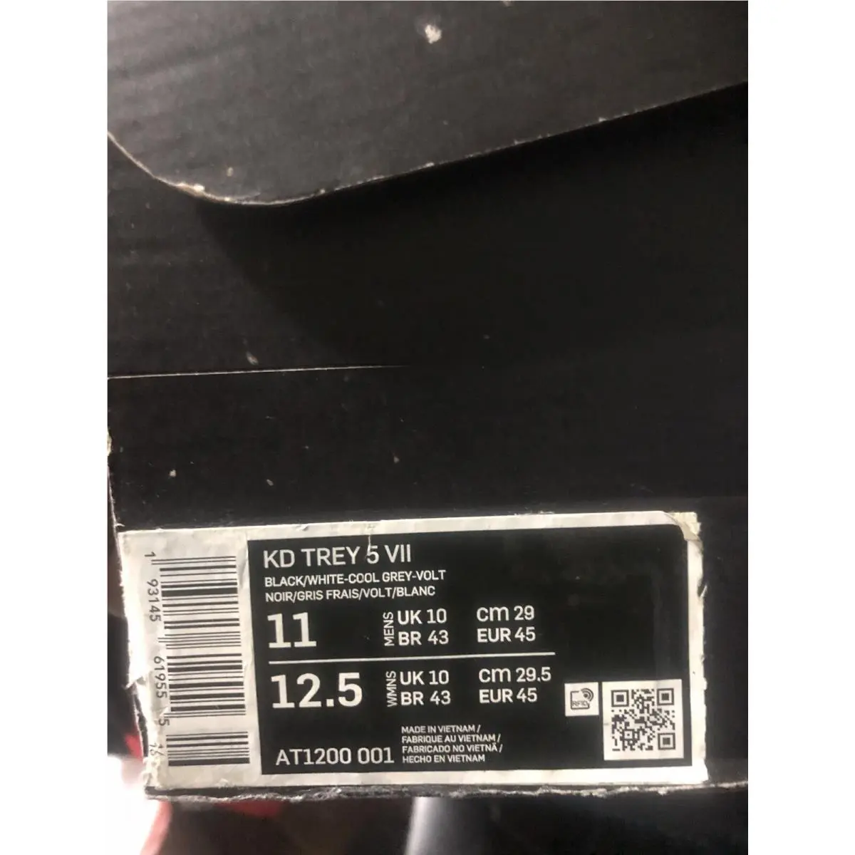 Nike shoes - KD Trey 5 VII - Trey VII - AT1200-001 - Black 3