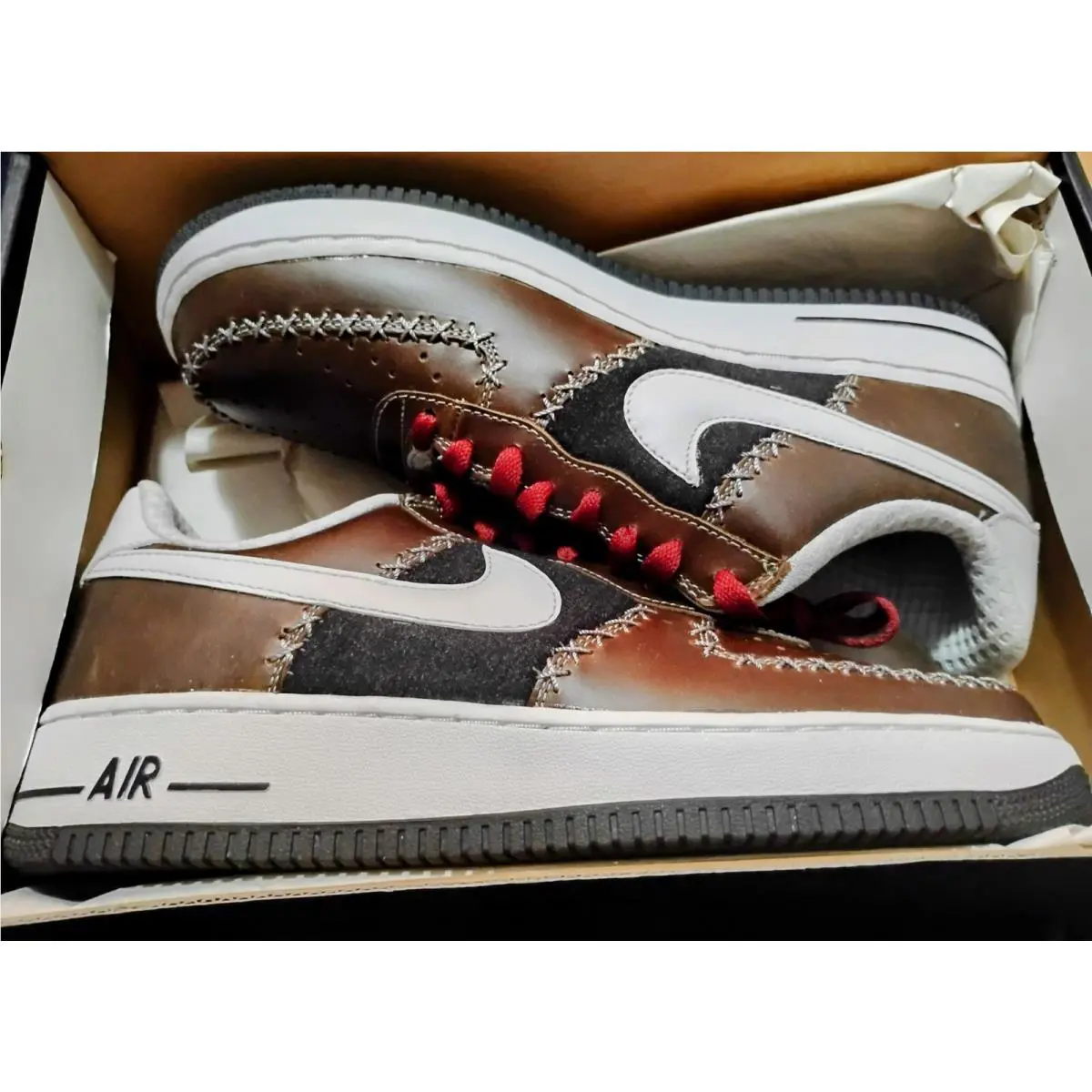 Nike shoes - Nike Air Force 1 - Air Force - 313461-001 - Gray 5
