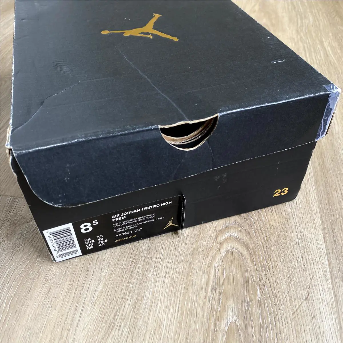 Nike shoes - Nike Air Jordan 1 - Air - AA3993027-027 - Wolf Grey Camo (UPC: 00666032441008) 5