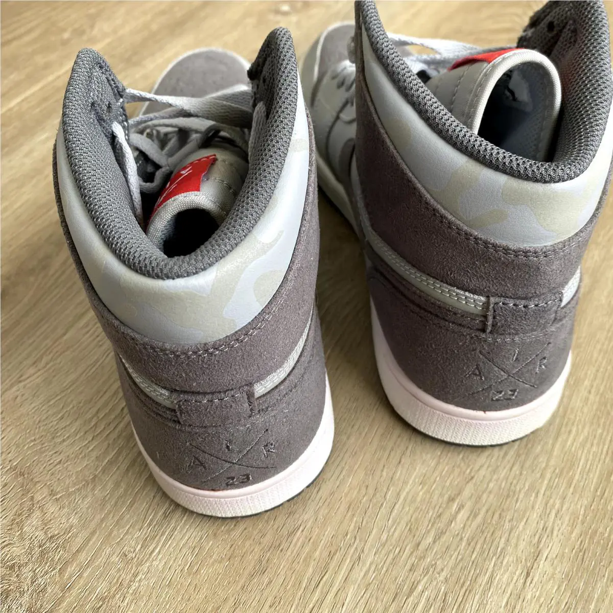 Nike shoes - Nike Air Jordan 1 - Air - AA3993027-027 - Wolf Grey Camo (UPC: 00666032441008) 8