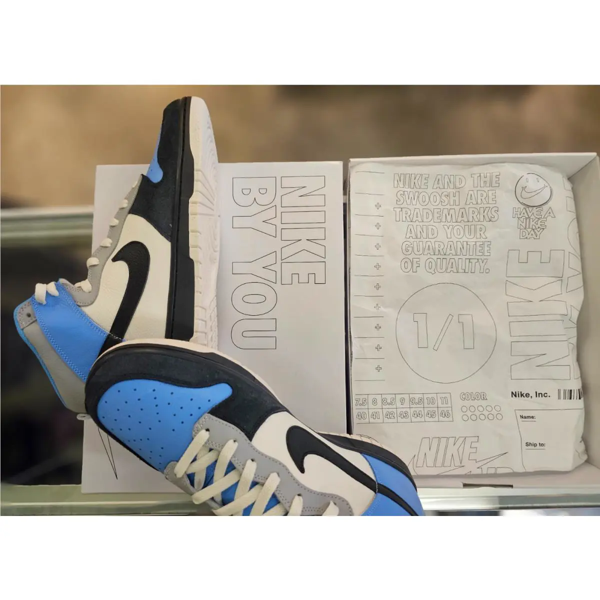 Nike shoes - 13 - FU5511900 - Blue (UPC: 00196969704308) 0