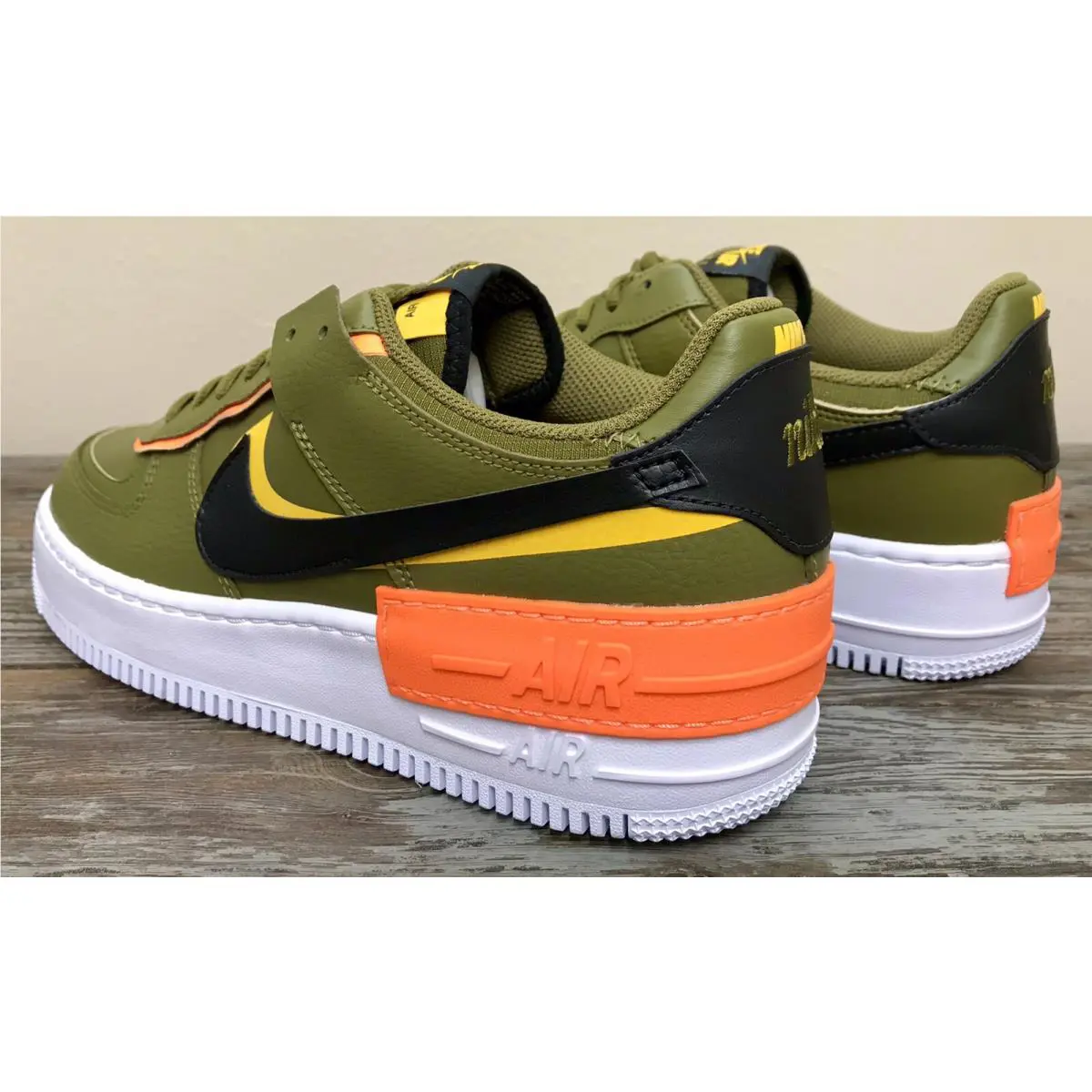 Nike shoes - Nike Air Force 1 Shadow - DC1876-300 - Green, Manufacturer: Olive Flak Black 3