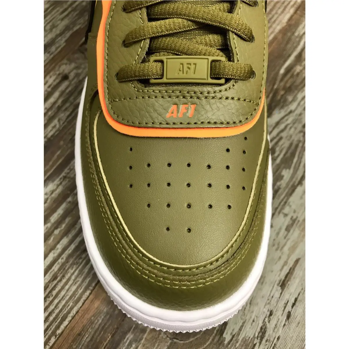Nike shoes - Nike Air Force 1 Shadow - DC1876-300 - Green, Manufacturer: Olive Flak Black 6