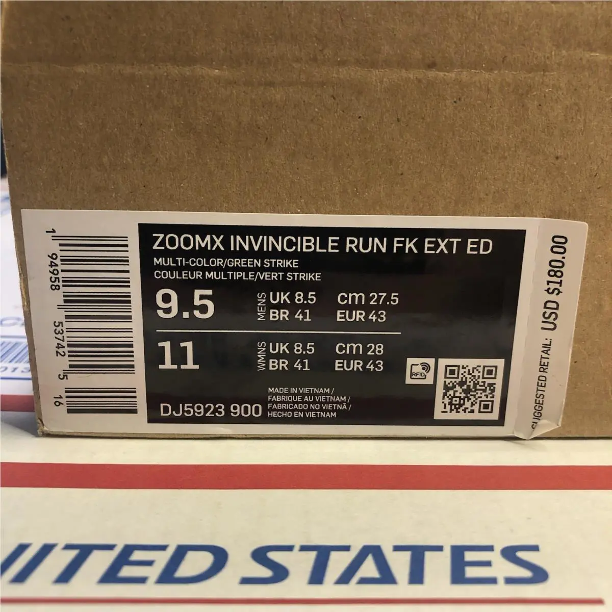 Nike shoes - Nike ZoomX Invincible - ZoomX Invincible - DJ5923900 - Multicolor 0