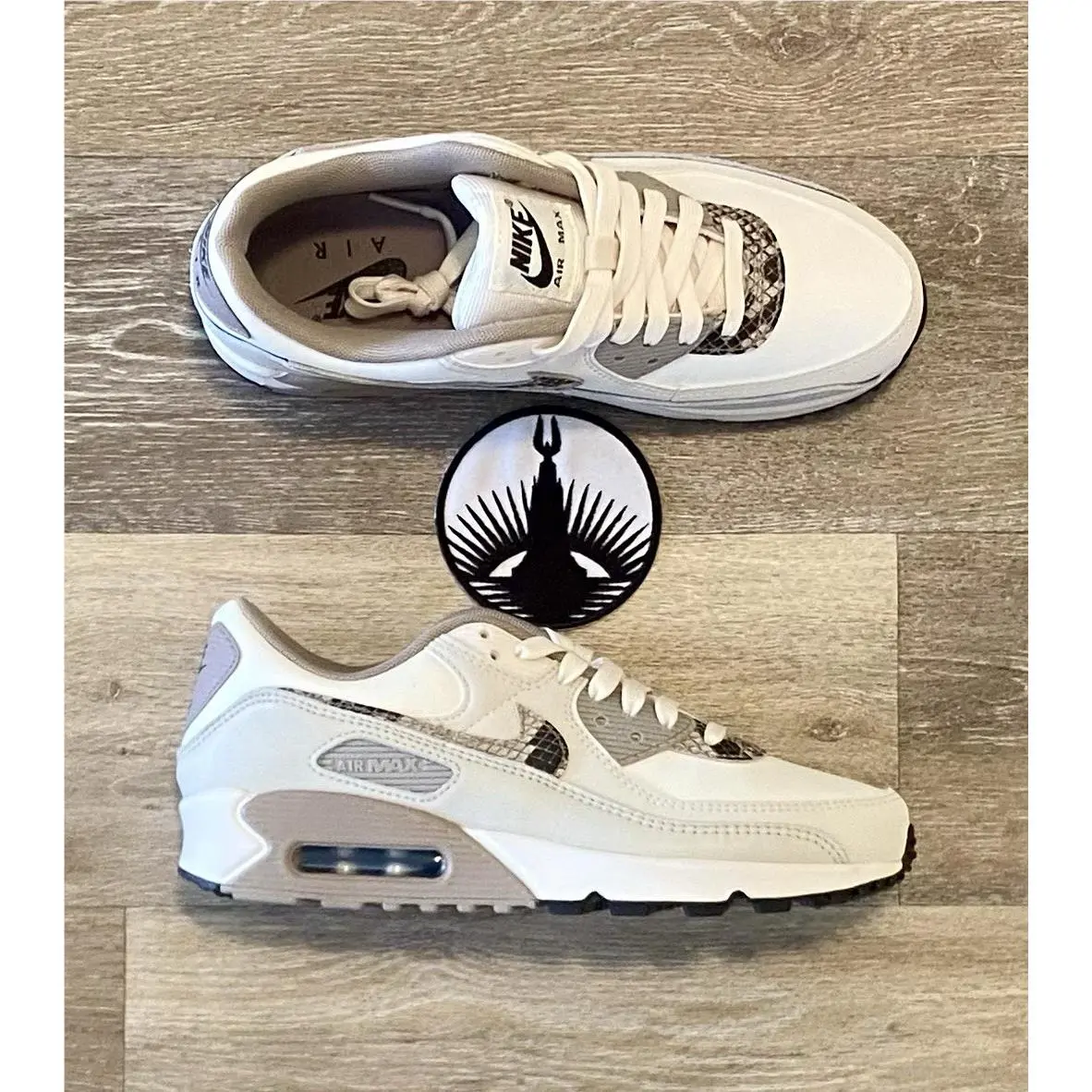 Nike shoes - Nike Air Max 90 AMD 2 - HV4915-100 - Light Orewood Brown / Malt / Phantom (UPC: 197859057337) 5