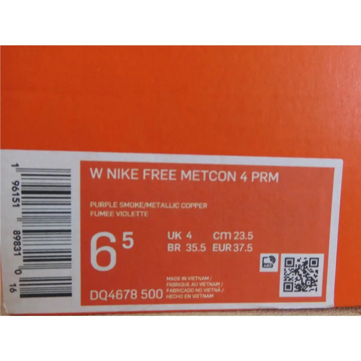 Nike shoes - Nike Free Metcon - Free Metcon - DQ4678-500 - Purple (UPC: 196151898310) 3