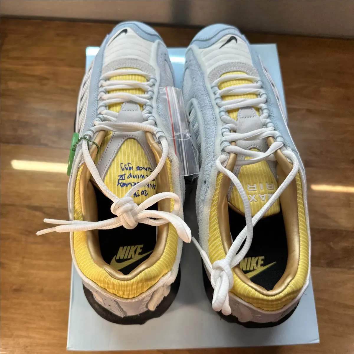 Nike shoes - Nike Air Max Tailwind 4 - CK0901-400 - Cobalt Tint / Chrome Yellow-Sail (UPC: 0193153782258) 10