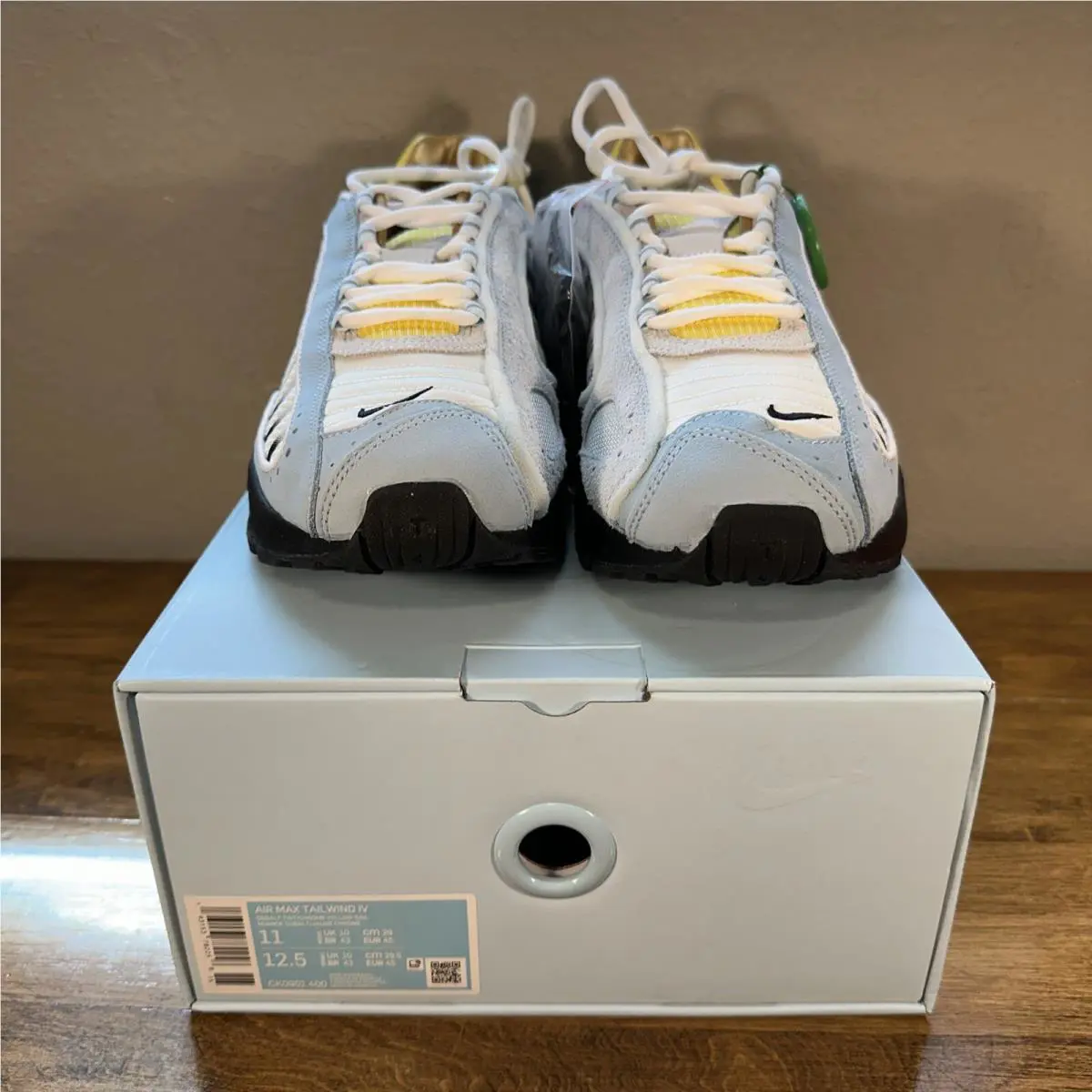 Nike shoes - Nike Air Max Tailwind 4 - CK0901-400 - Cobalt Tint / Chrome Yellow-Sail (UPC: 0193153782258) 2
