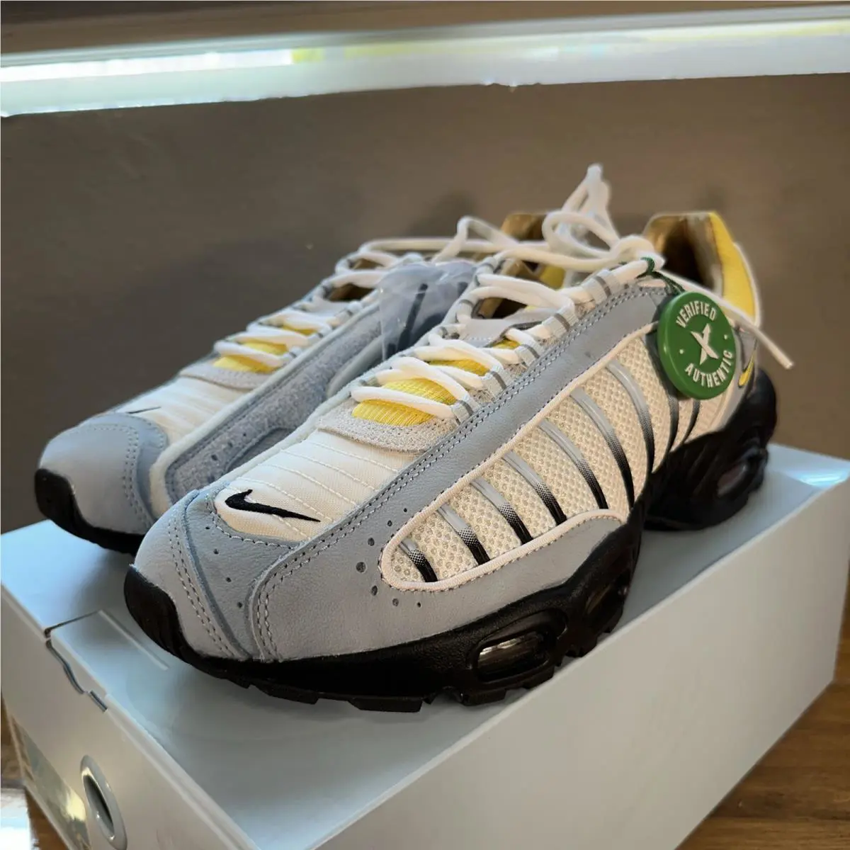 Nike shoes - Nike Air Max Tailwind 4 - CK0901-400 - Cobalt Tint / Chrome Yellow-Sail (UPC: 0193153782258) 4