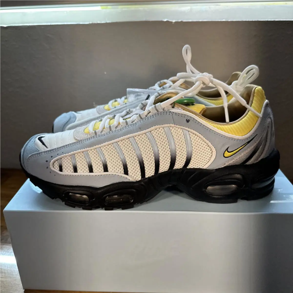 Nike shoes - Nike Air Max Tailwind 4 - CK0901-400 - Cobalt Tint / Chrome Yellow-Sail (UPC: 0193153782258) 6