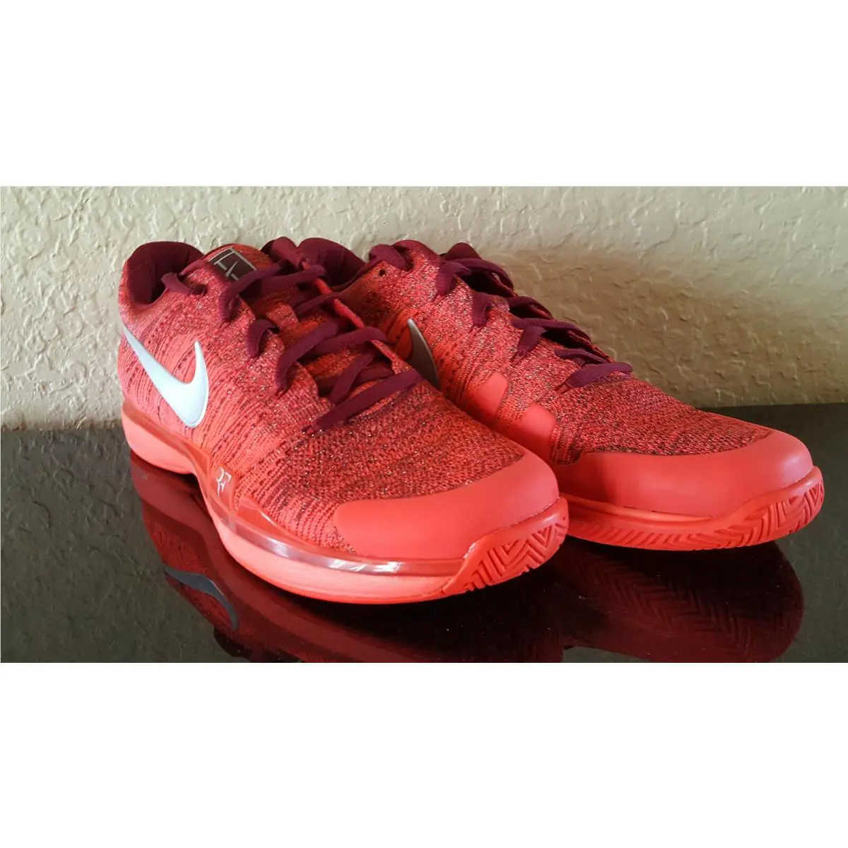Nike shoes - Nike Zoom Vapor Flyknit - Zoom Vapor Flyknit - 747361-008 - Red 1