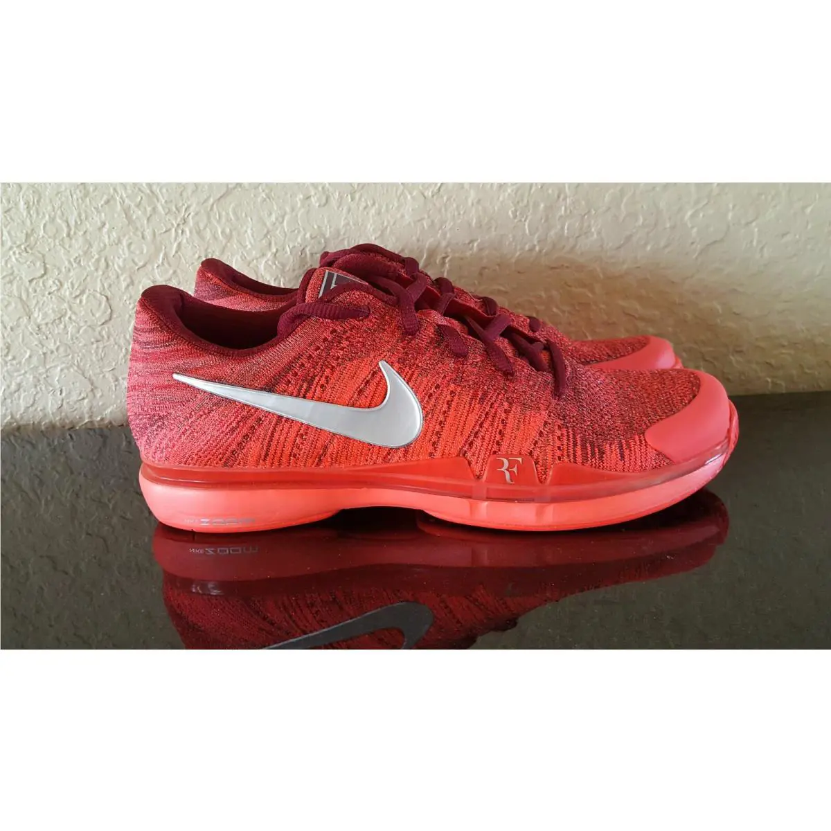 Nike shoes - Nike Zoom Vapor Flyknit - Zoom Vapor Flyknit - 747361-008 - Red 2