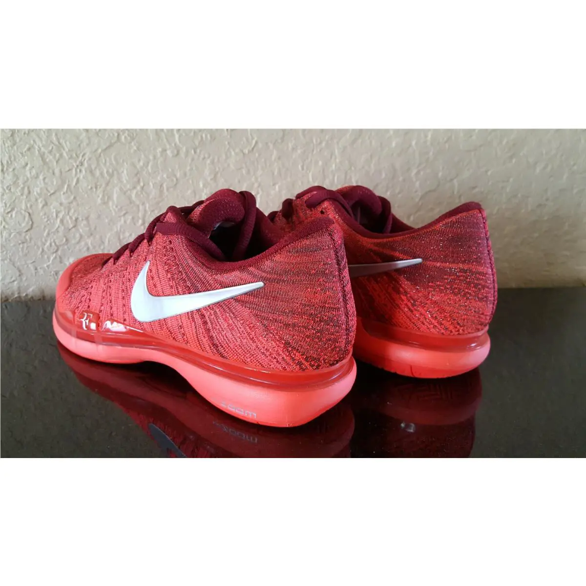 Nike shoes - Nike Zoom Vapor Flyknit - Zoom Vapor Flyknit - 747361-008 - Red 6
