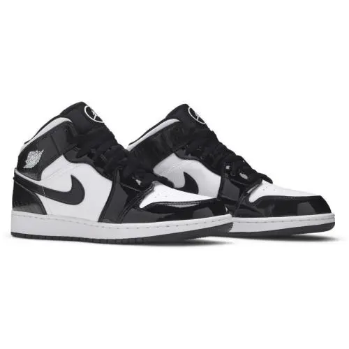 Jordan1 Mid Asw All Star GS Youth Sz 6Y / Women Sz 7.5 Carbon Fiber DD2192-001 - Black