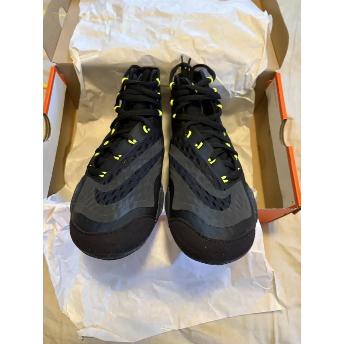 Nike shoes - Nike Hypersweep - Hypersweep - 717175-017 - Black, Manufacturer: Black/White/Volt 1
