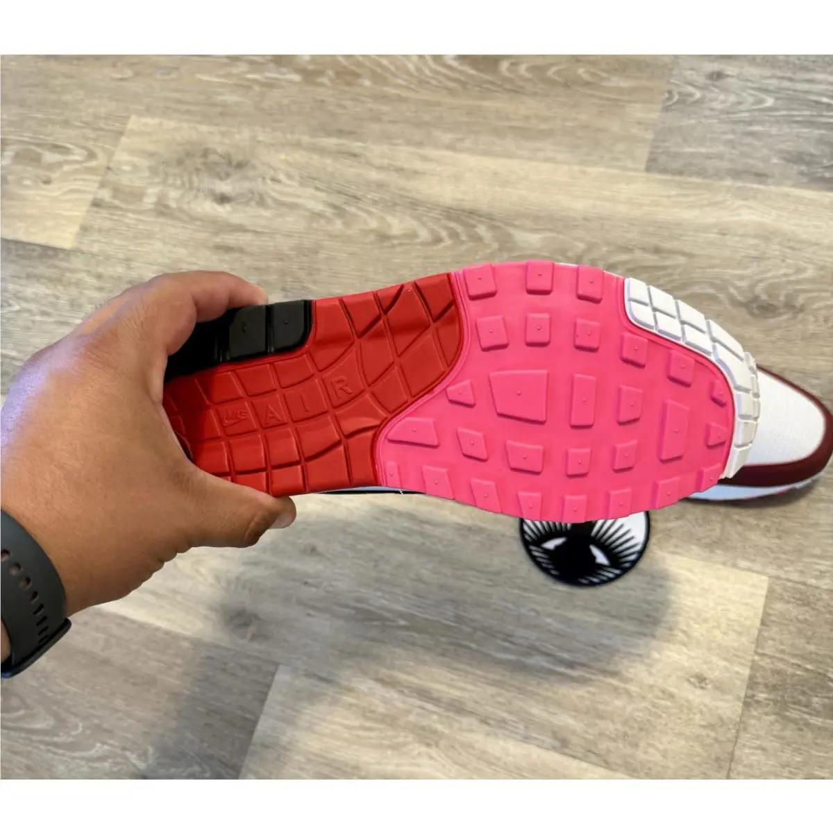 Nike shoes - Nike Air Max 1 - Air Max - HQ3713-900 - Maroon / Black / White / Pink (UPC: 197864992494) 9