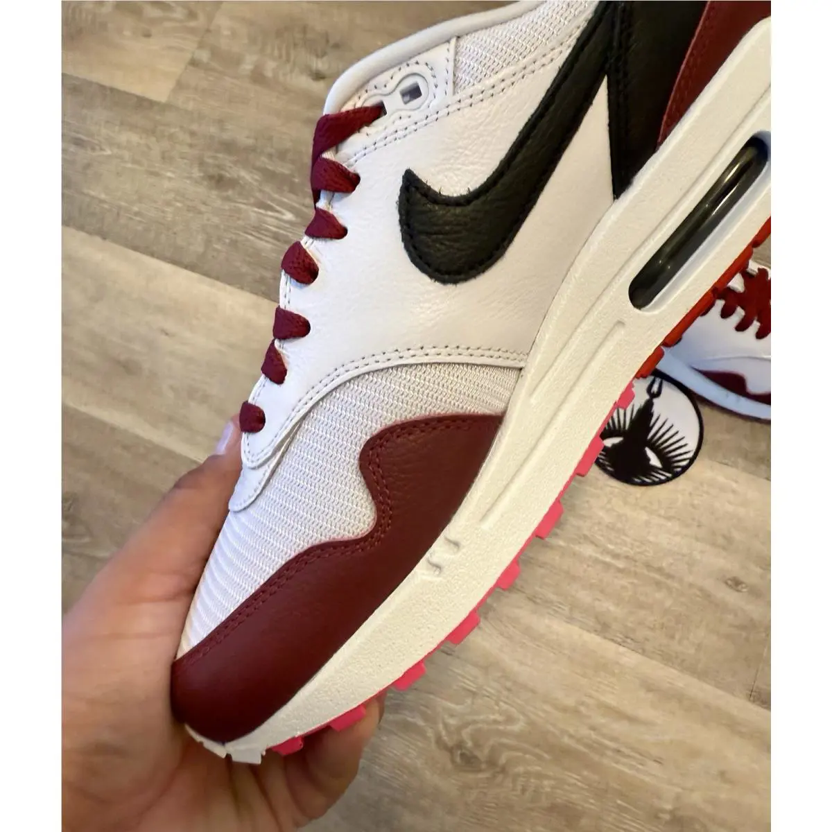 Nike shoes - Nike Air Max 1 - Air Max - HQ3713-900 - Maroon / Black / White / Pink (UPC: 197864992494) 2