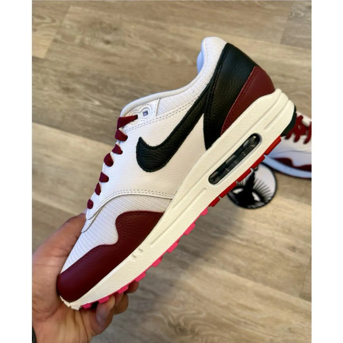 Nike shoes - Nike Air Max 1 - Air Max - HQ3713-900 - Maroon / Black / White / Pink (UPC: 197864992494) 3