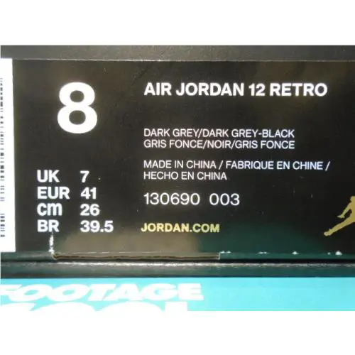 Nike shoes - Nike Air Jordan 12 Retro - 130690-003 - Gray 6