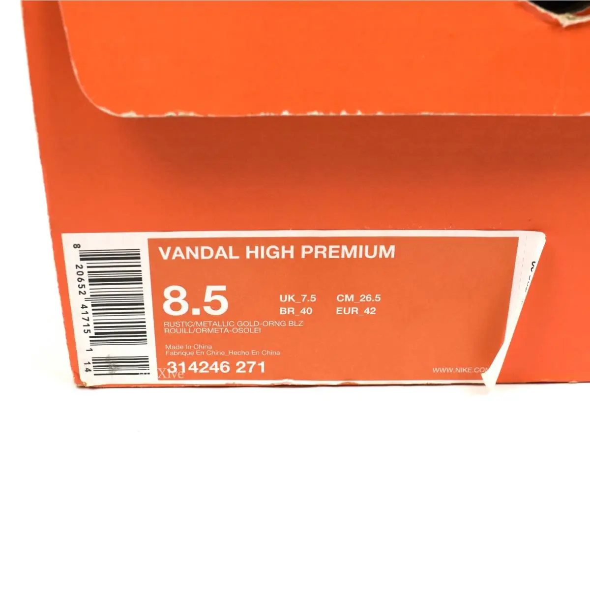 Nike shoes - Nike Vandal High - Vandal High - 314246-271 - Brown 11
