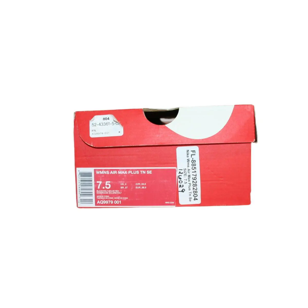 Nike shoes - Nike Air Max Plus TN - AQ9979001 - Black/Volt-Solar Red (UPC: 885179282804) 2