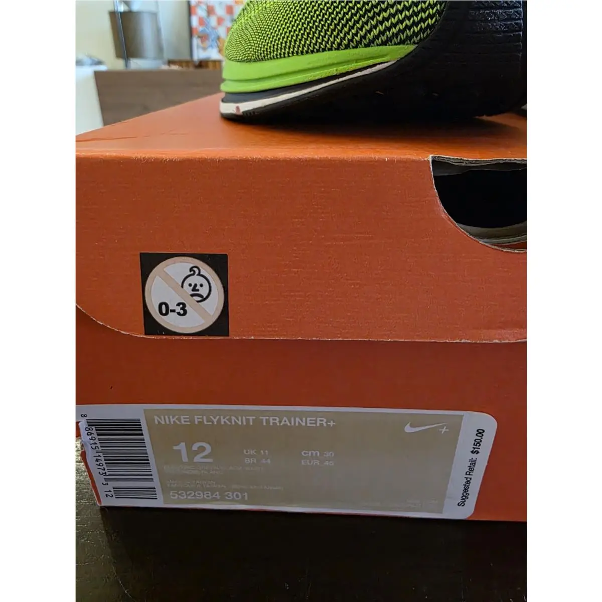 Nike shoes - Nike Flyknit Trainer - Flyknit Trainer - 532984-301 - Green 1