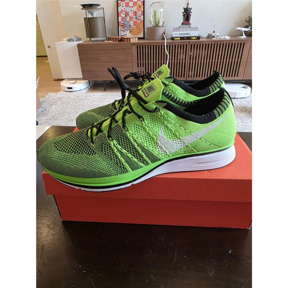 Nike shoes - Nike Flyknit Trainer - Flyknit Trainer - 532984-301 - Green 2