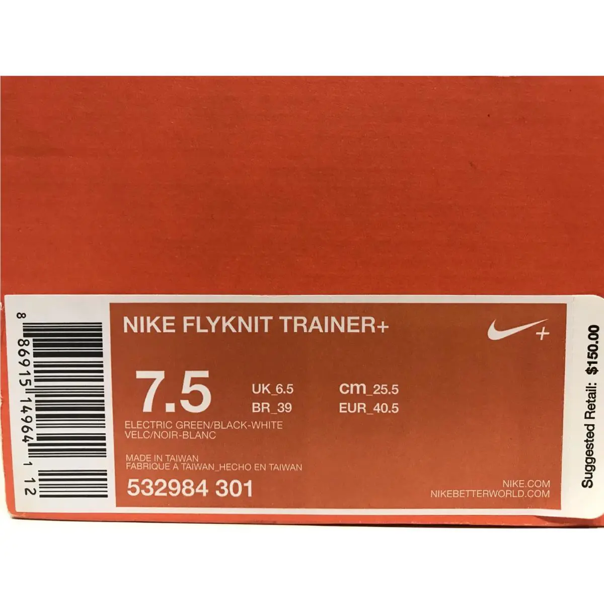 Nike shoes - Nike Flyknit Trainer - Flyknit Trainer - 532984-301 - ELECTRIC GREEN 10