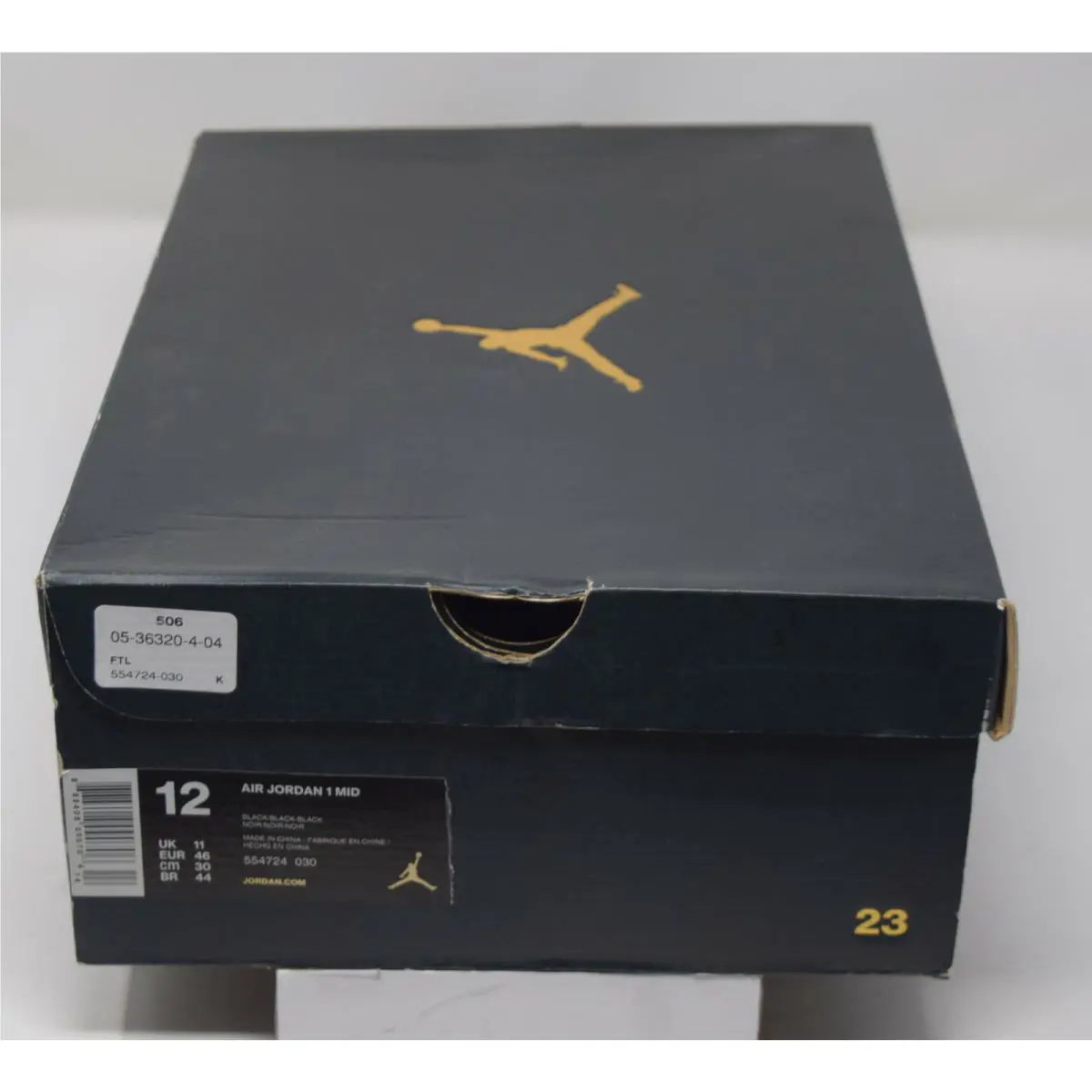 Nike shoes - Air Jordan 1 - Air - 554724-030 - Black 8