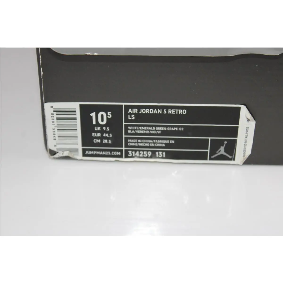 Nike shoes - Nike Air Jordan 5 Retro LS - 314259131 - White 0