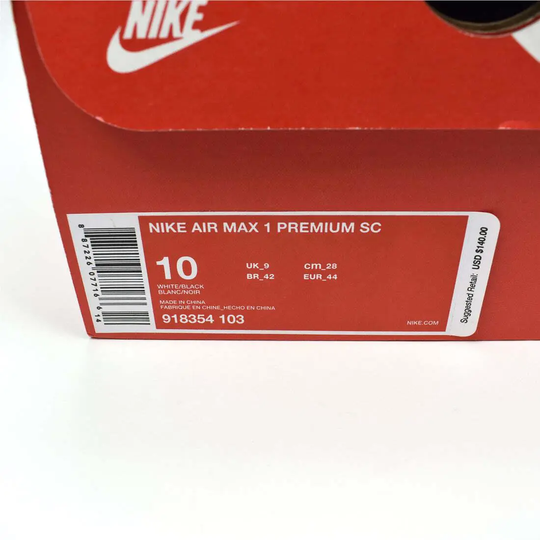 Nike shoes - Nike Air Max 1 - Air Max - 918354-103 - White 11