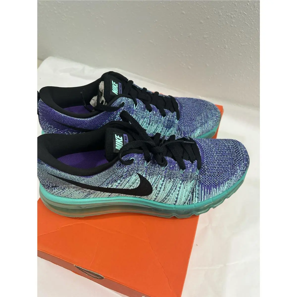 Nike shoes - Nike Flyknit Max - Flyknit Max - Blue (UPC: 887232299668) 7