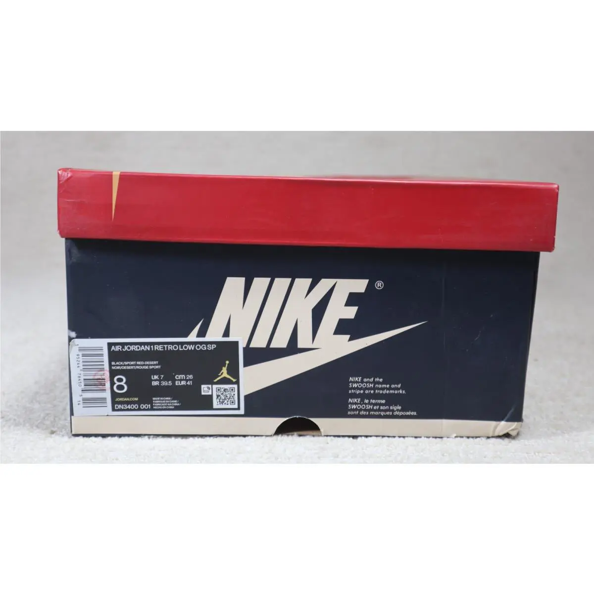 Nike shoes - Air Jordan 1 - Air - Black/Red/White 14