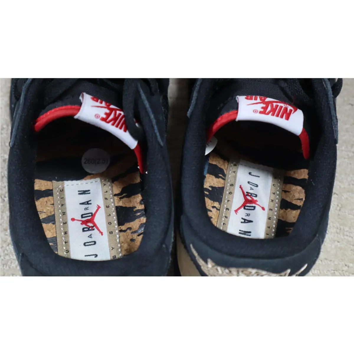 Nike shoes - Air Jordan 1 - Air - Black/Red/White 6