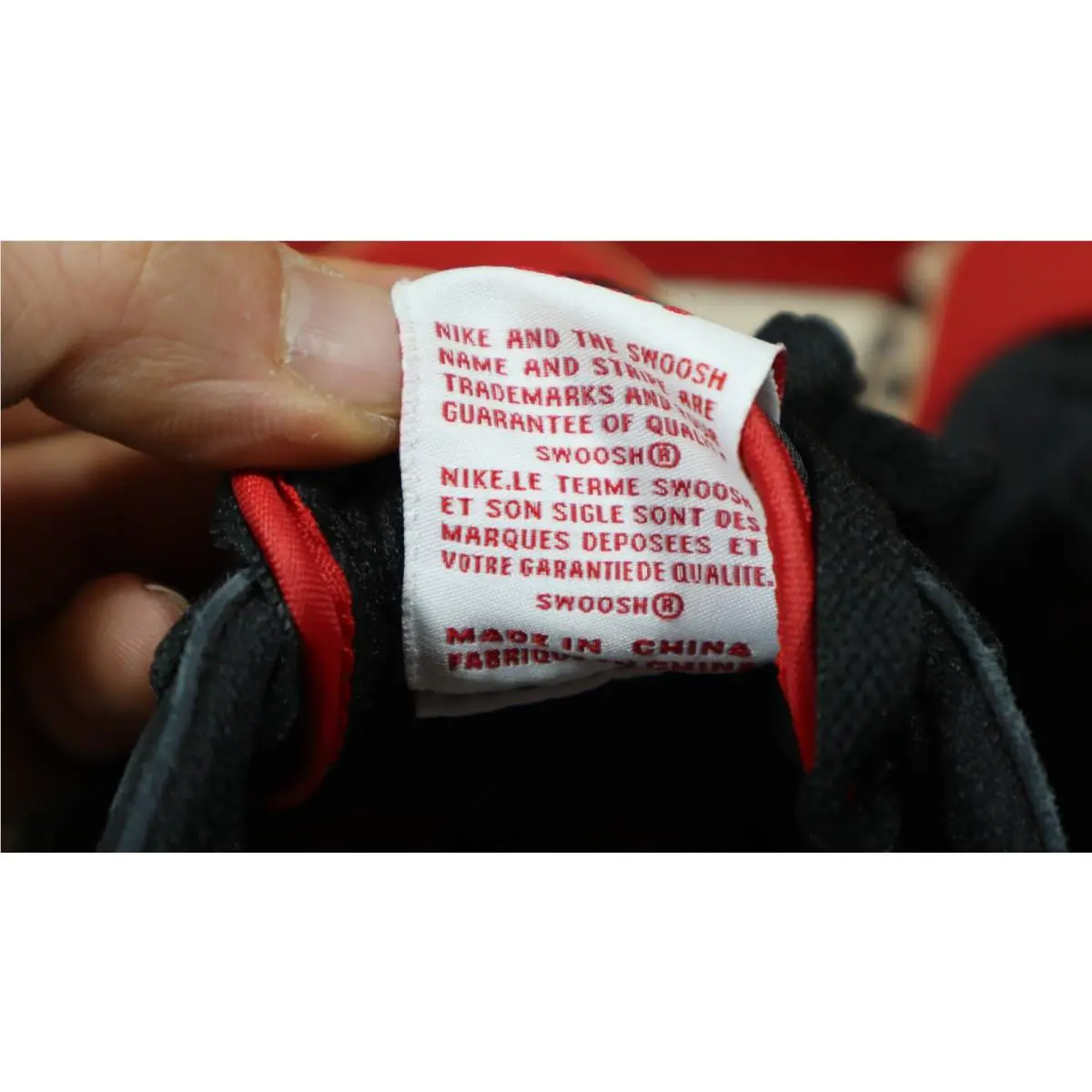 Nike shoes - Air Jordan 1 - Air - Black/Red/White 7