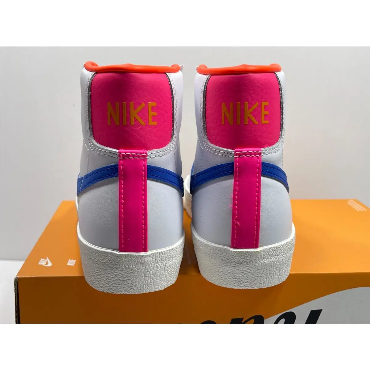 Nike shoes - Nike Blazer 77 - Blazer - DO1162 100 - WHITE / RACER BLUEHYPER PINK (UPC: 195243766506) 0
