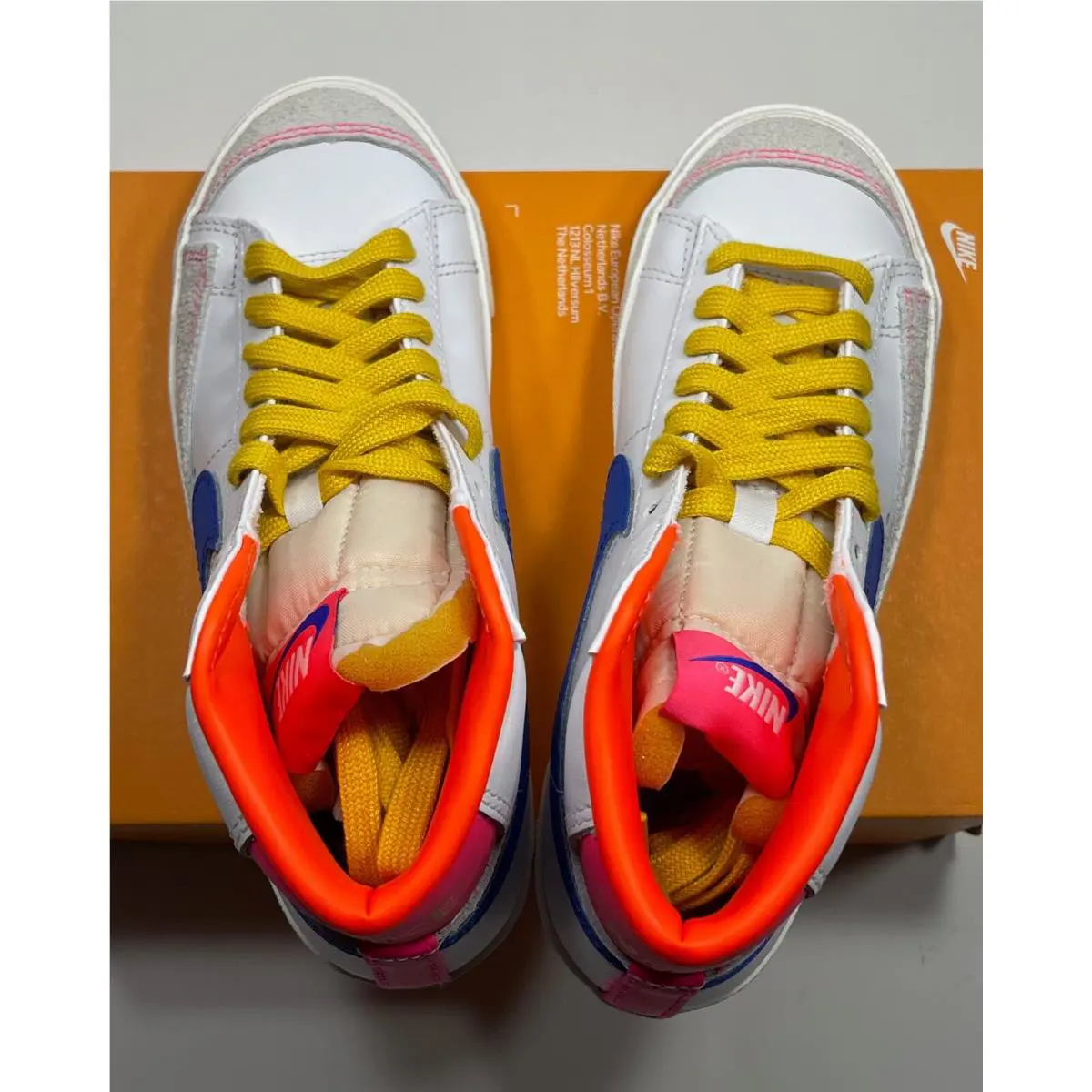 Nike shoes - Nike Blazer 77 - Blazer - DO1162 100 - WHITE / RACER BLUEHYPER PINK (UPC: 195243766506) 7