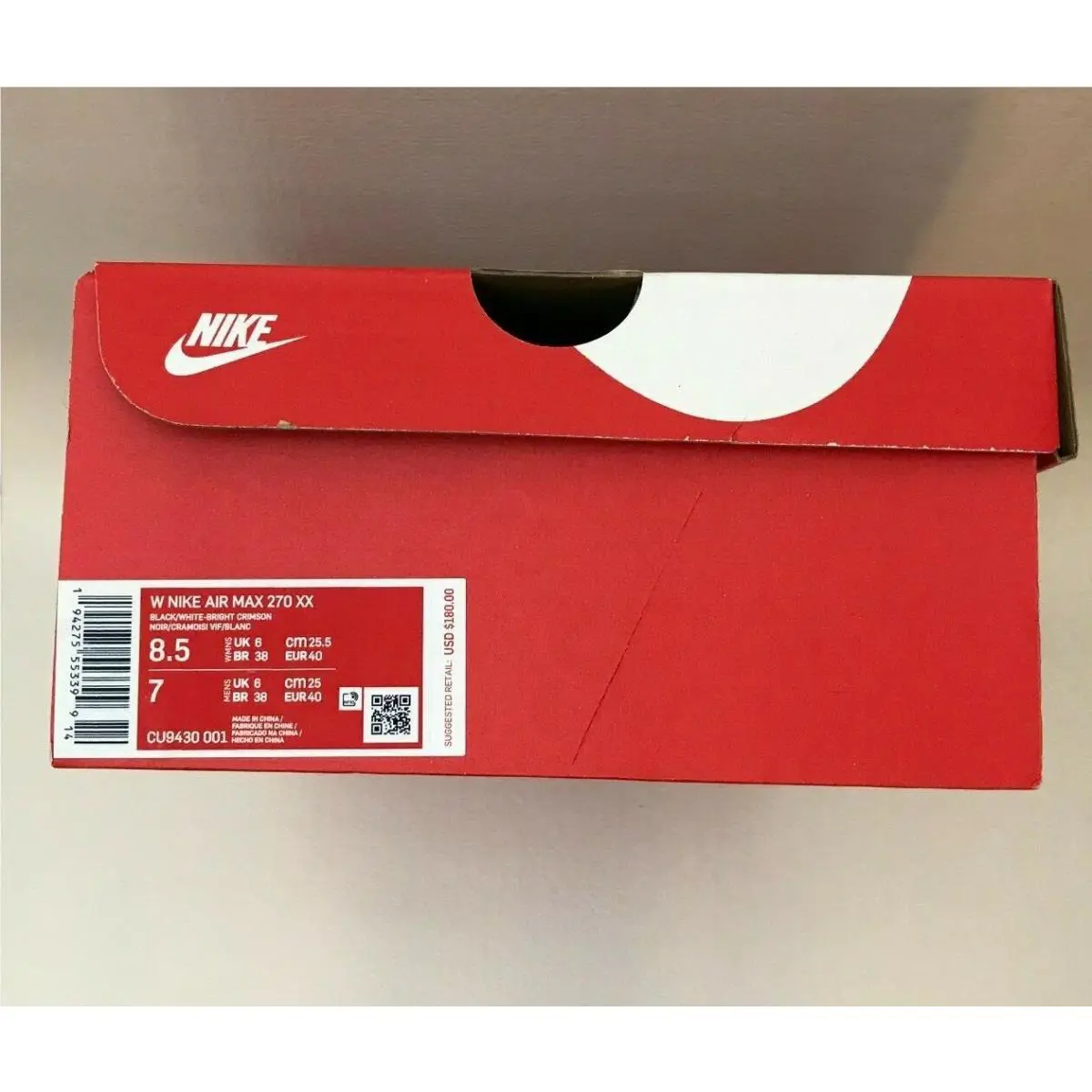 Nike shoes - Nike Air Max 270 - Air Max - CU9430-001 - Black (UPC: 194275553399) 8