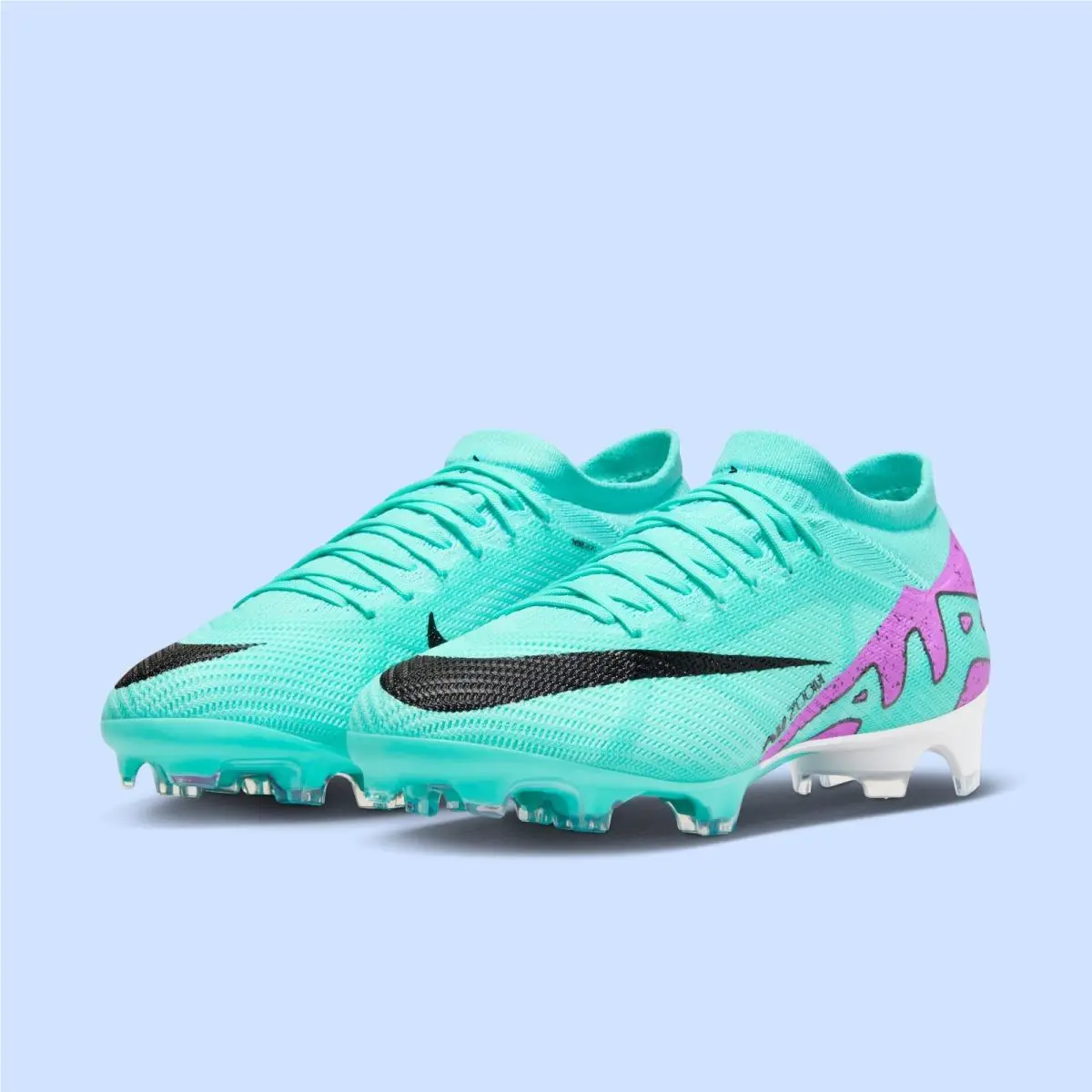Nike Zoom Vapor 15 Pro FG Hyper Turquoise DJ5603-300 Men`s Size 7 Cleats 113F