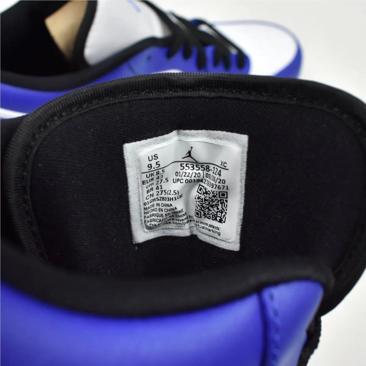 Nike shoes - Nike Air Jordan 1 - Air - 553558-124 - Blue 8