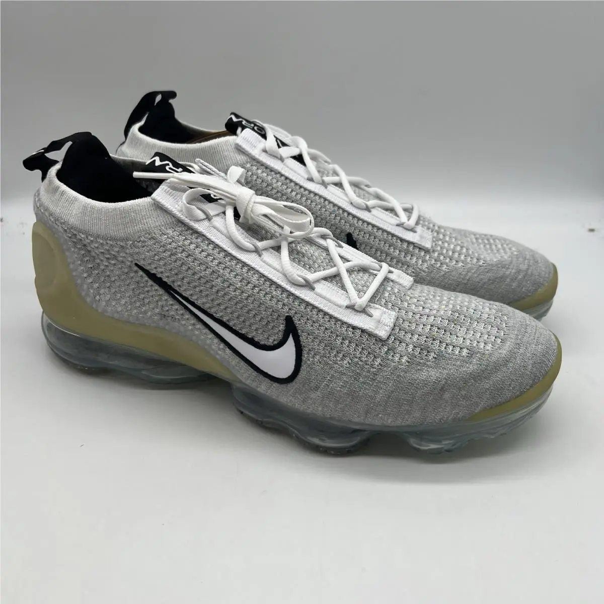 Nike Air Vapormax 2021 Flyknit Monochrome Mens Size 12 Nby DH4084-100