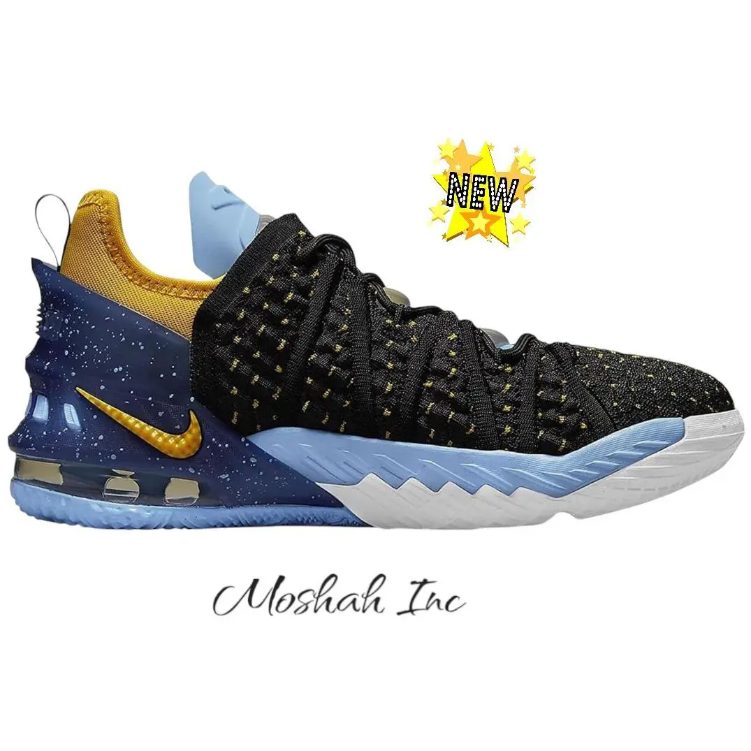 Nike shoes - Nike LeBron 18 - LeBron - CW2760 006 - Black/University Gold-Coast (UPC: 194958668112) 0