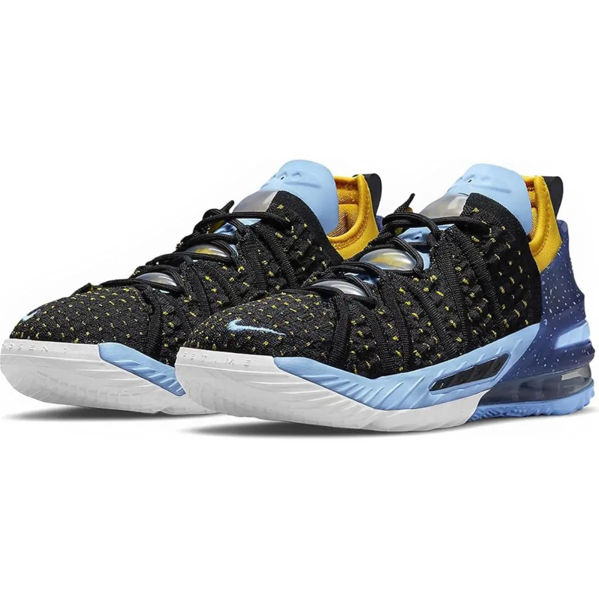 Nike shoes - Nike LeBron 18 - LeBron - CW2760 006 - Black/University Gold-Coast (UPC: 194958668112) 3